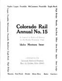 Cover for Montana Rail Annual (Colorado Rail Annual, No 15)