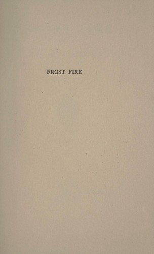 Cover for Frost fire