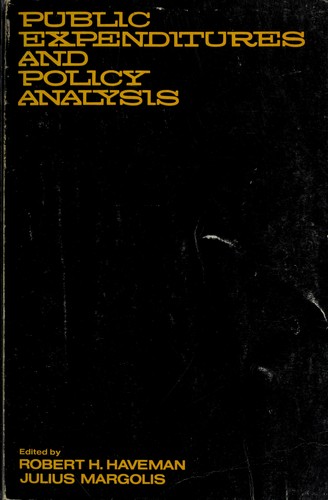Cover for Public expenditures and policy analysis.