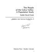 Cover for The people of the Colca Valley