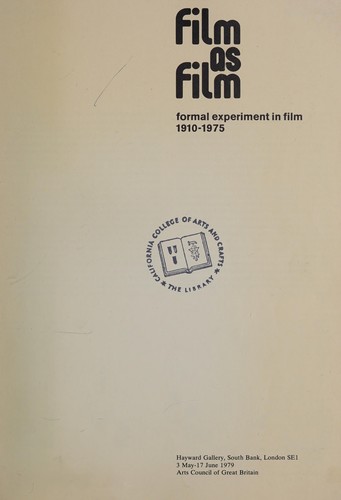 Cover for Film as film