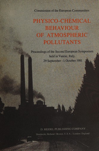 Cover for Physico-chemical behaviour of atmospheric pollutants