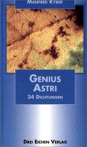 Cover for Genius Astri. 34 Dichtungen.