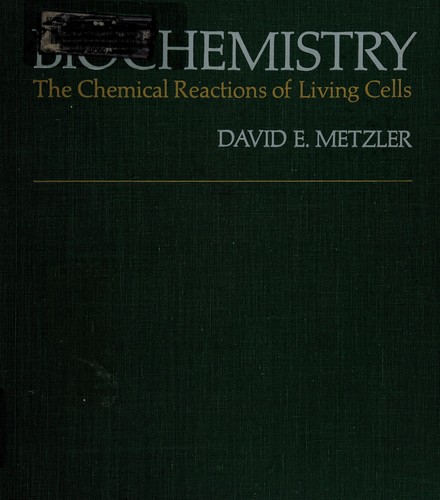 Cover for Biochemistry