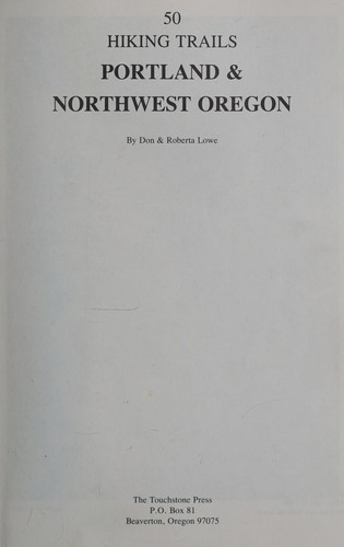 Cover for 50 hiking trails
