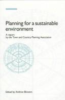 Cover for Planning for a sustainable environment