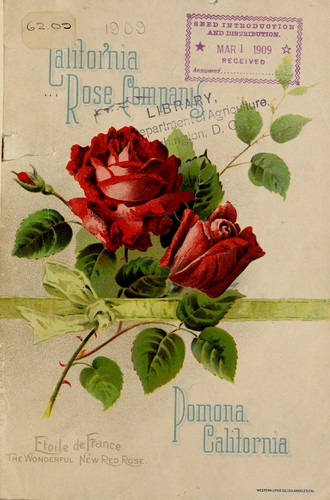 Cover for Illustrated and descriptive book of field-grown roses
