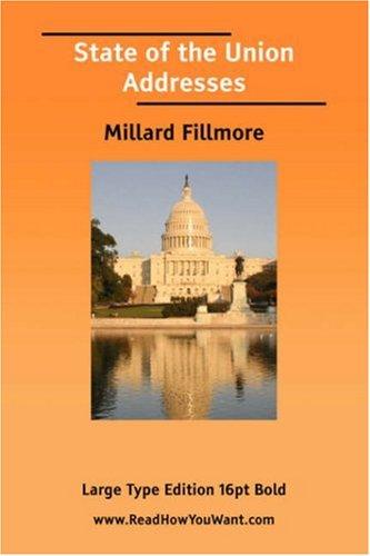 Cover for State of the Union Addresses (Millard Fillmore)