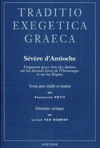 Cover for Severe D'antioche