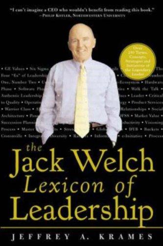 Cover for The Jack Welch lexicon of leadership