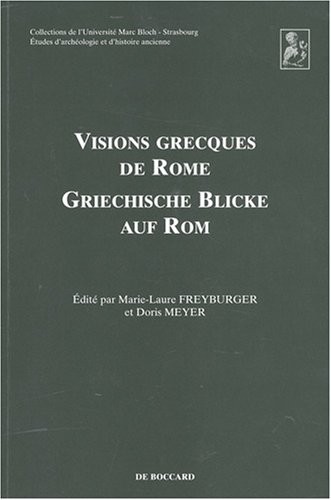 Cover for Visions grecques de Rome =