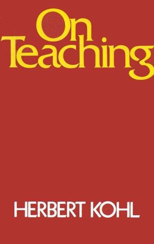 Cover for On teaching