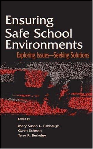 Cover for Ensuring Safe School Environments