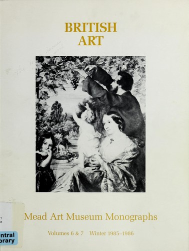Cover for British art