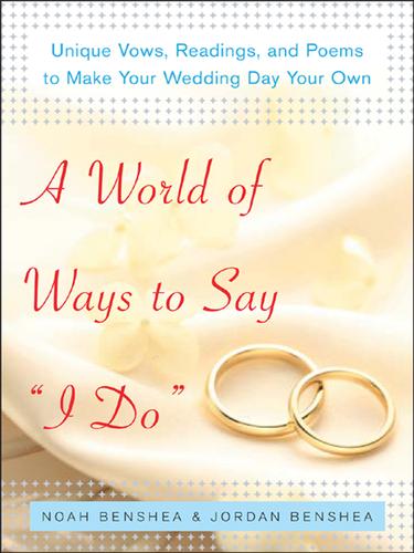 Cover for A World of Ways to Say I Do