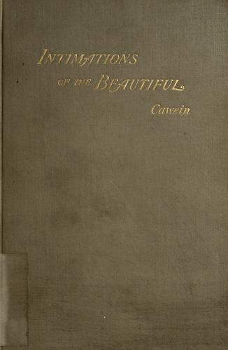 Cover for Intimations of the beautiful
