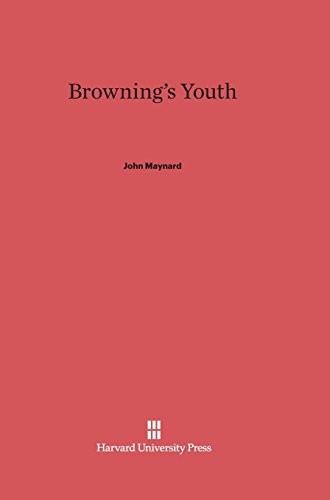 Cover for Browning's Youth