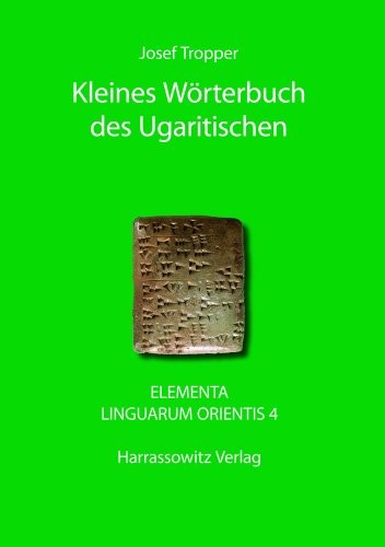 Cover for Kleines Wörterbuch des Ugaritischen