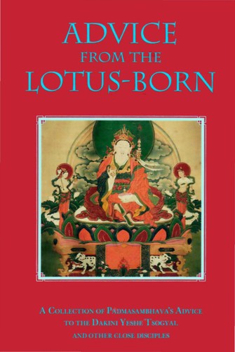 Cover for Advice from the lotus-born
