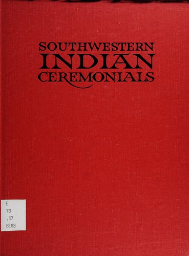 Cover for Southwestern Indian ceremonials.