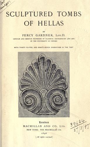 Cover for Sculptured tombs of Hellas.