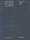 Cover for International encyclopaedia of laws.
