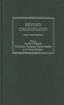 Cover for Beyond criminology