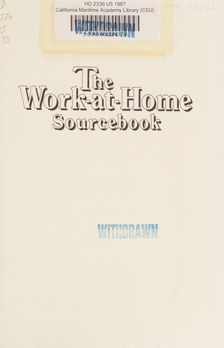 Cover for The work-at-home sourcebook