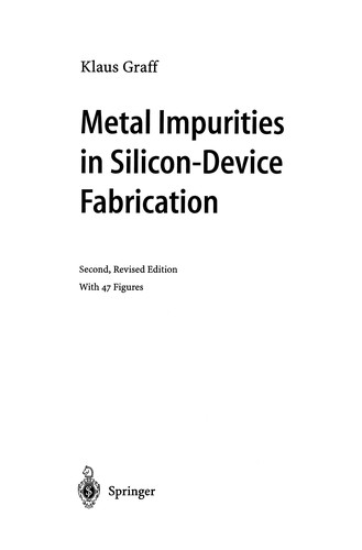 Cover for Metal Impurities in Silicon-Device Fabrication
