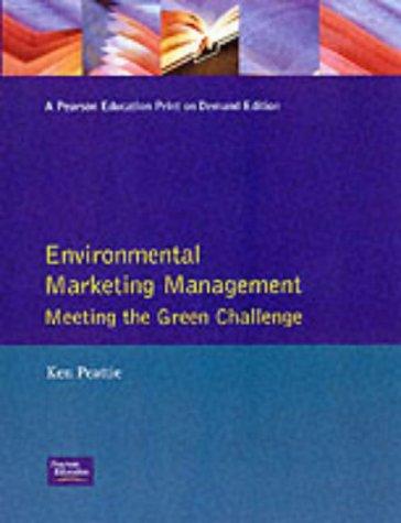 Cover for Environmental Marketing Management