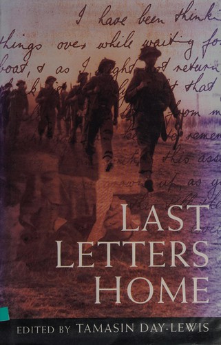 Cover for Last letters home