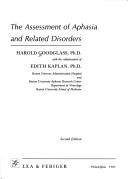 Cover for The assessment of aphasia and related disorders