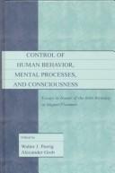 Cover for Control of human behavior, mental processes, and consciousness
