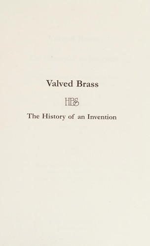 Cover for Valved brasses