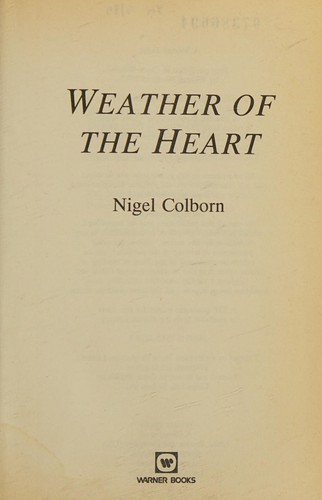 Cover for Weather of the heart