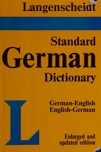 Cover for Langenscheidt's standard German dictionary