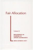 Cover for Fair allocation