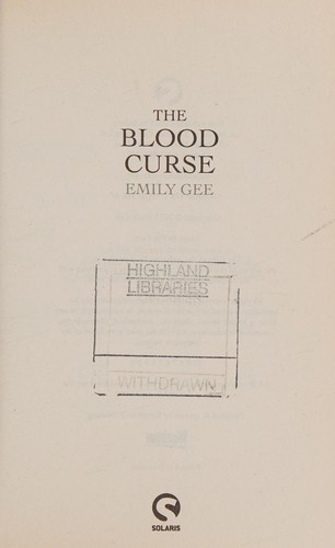 Cover for Blood Curse