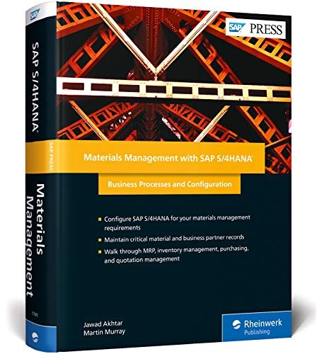 Cover for Materials Management with SAP S/4HANA