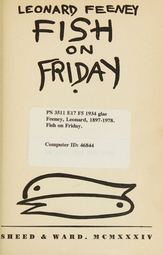 Cover for Fish on Friday