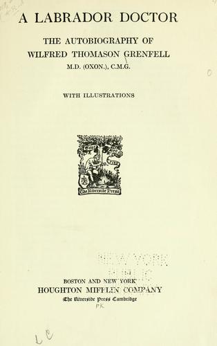 Cover for A Labrador doctor