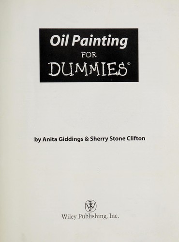 Cover for Oil painting for dummies