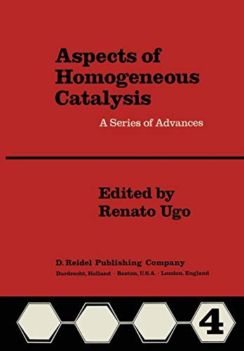 Cover for Aspects of Homogeneous Catalysis