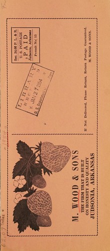 Cover for M. Wood & Sons, the firm that is built on honesty and quality