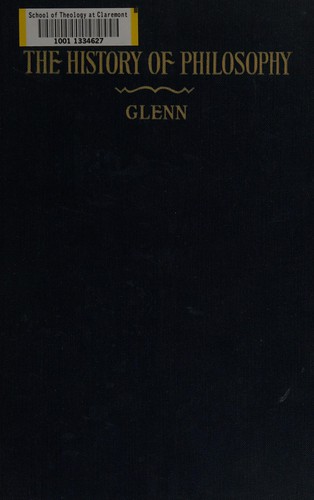 Cover for The history of philosophy
