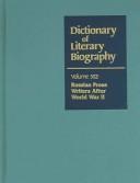 Cover for Russian prose writers after World War II
