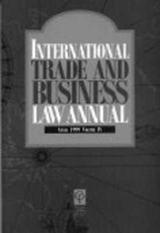 Cover for International Trade and Business Law Annual