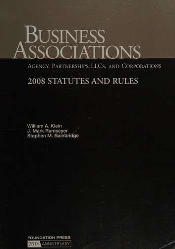 Cover for Business associations