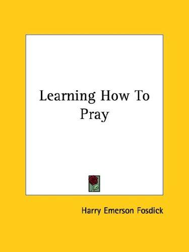 Cover for Learning How To Pray
