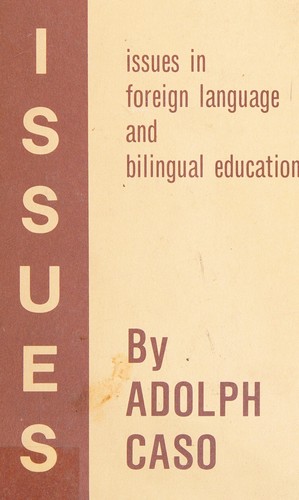 Cover for Issues in foreign language and bilingual education